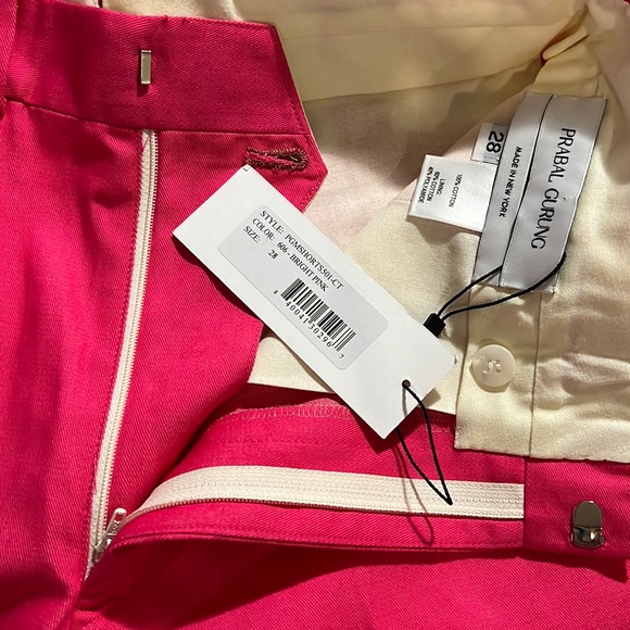 PRABAL GURUNG | Bright Pink Shorts - Picture 3 of 5